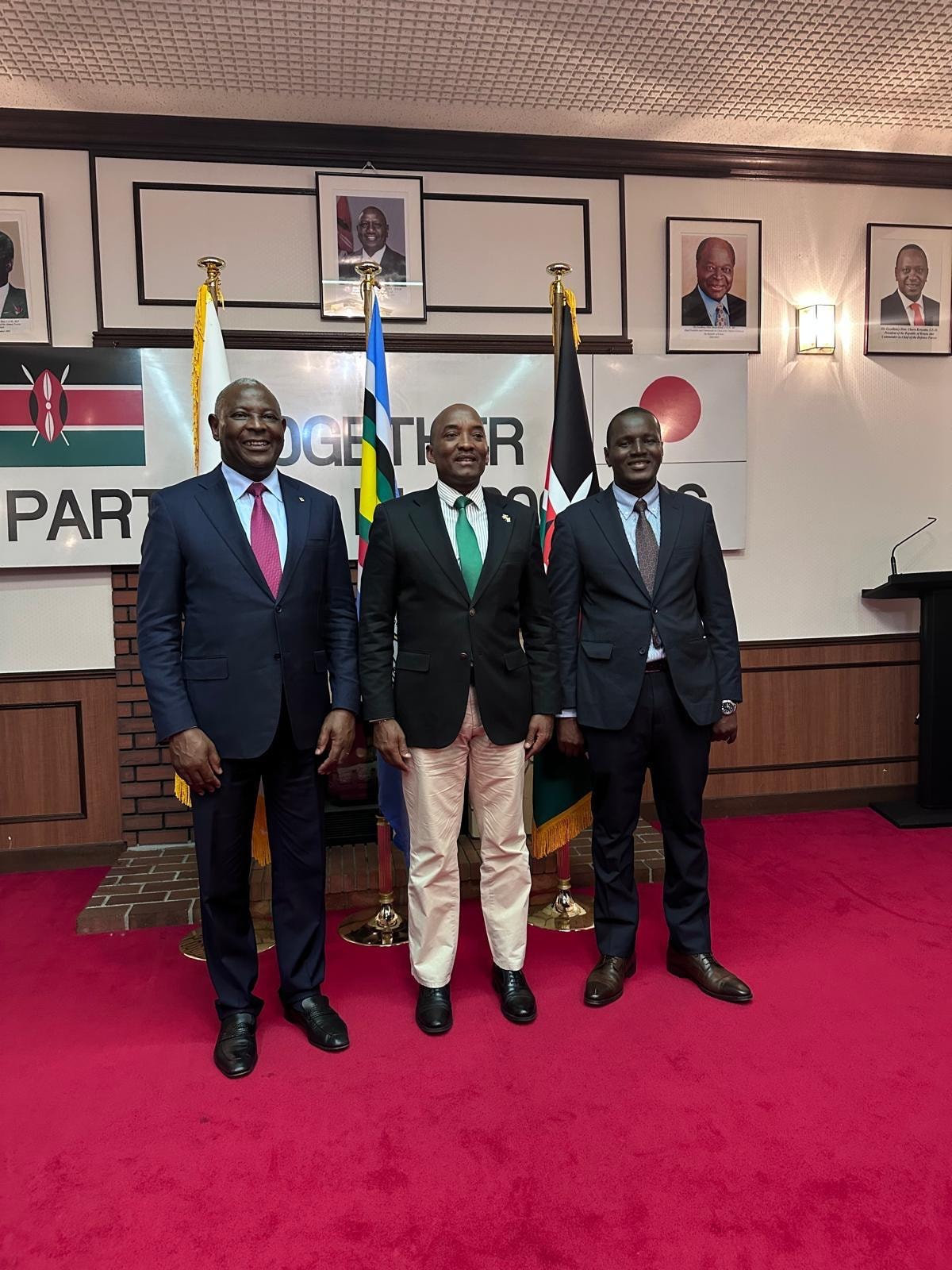 KIJA President with Equity Bank CEO and Kenyan Ambassador to Japan