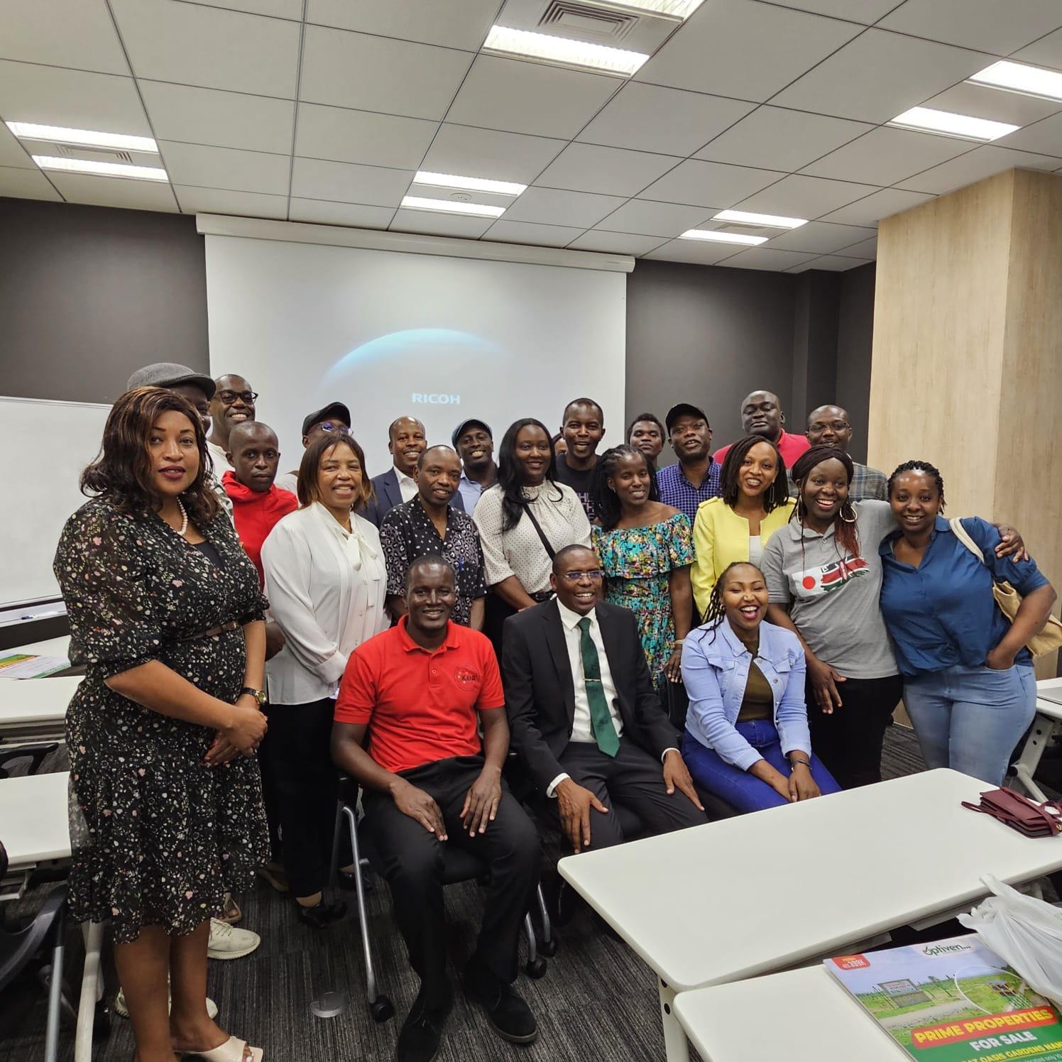 optiven ceo with kenyans in japan community